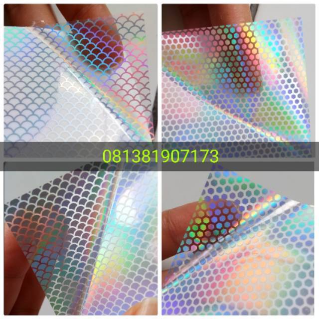 

Termurah STIKER hologram 3d transparan.stiker umpan terlaris
