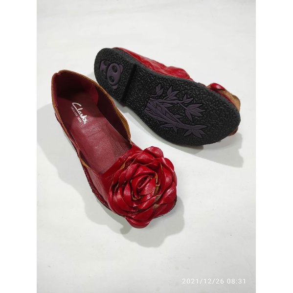 SEPATU KULIT CLARKS NEW BIG ROSE KD1189 WOMEN SHOES / SEPATU KANTOR