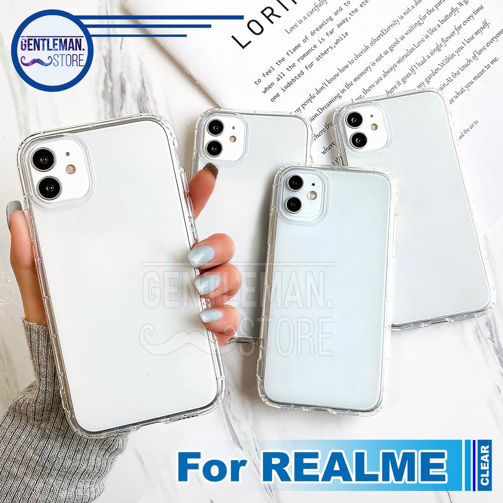 CASE CLEAR BASIC REALME 5 5i 5S 8 4G 8 5G 8 PRO 8i 9i C1 C2 C3 C11 2020 C11 2021 C12 C15 C20 C20A C21 C21Y C25 C25S C25Y NARZO 20 30A 50A 50i