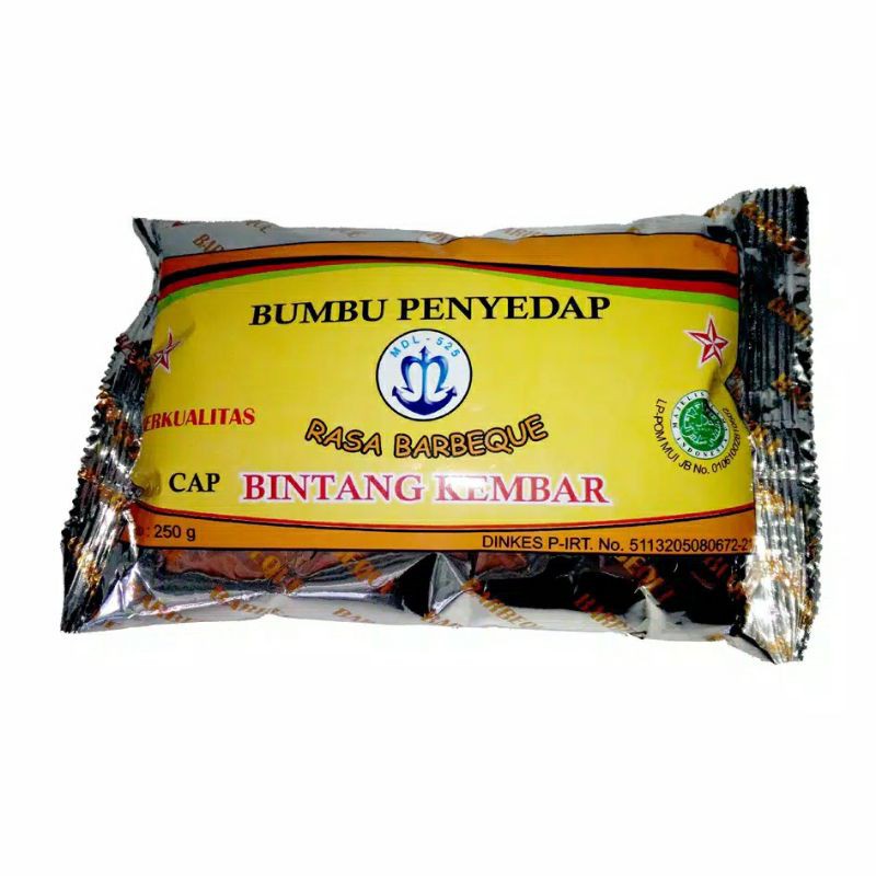 

Bumbu Tabur Bintang Kembar 250 gr Rasa Barbeque