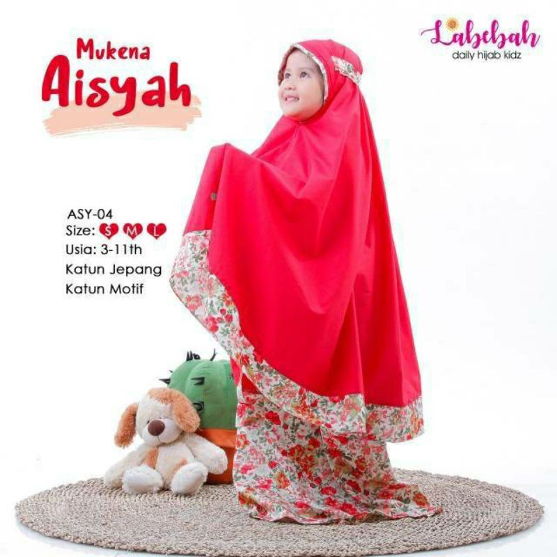 mukena anak aisyah labebah