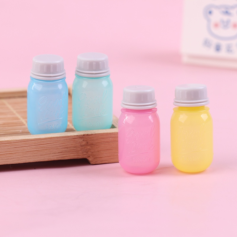 Sunshine 4Pcs Botol Kontainer Tomat / Kecap / Saus Salad Mini Portable