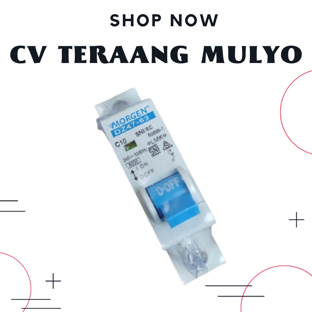 MCB 10Ampere 1Phase Morgen