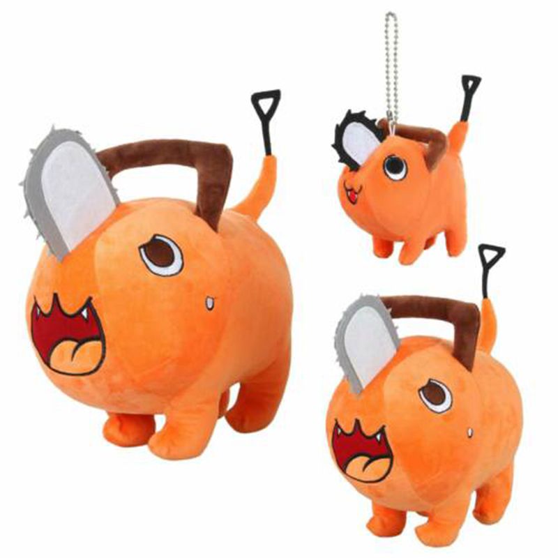 Anime Boneka Chainsaw Man Boneka Denji Pochita Stuffed Dolls Plush Figure Toys