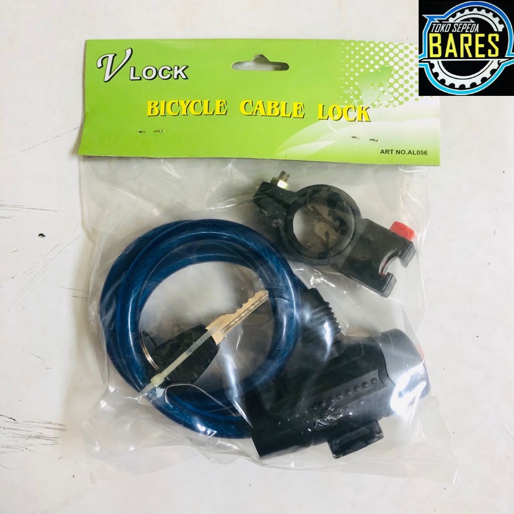 Kunci Gembok Sepeda Spiral VLock / Bicycle Lock