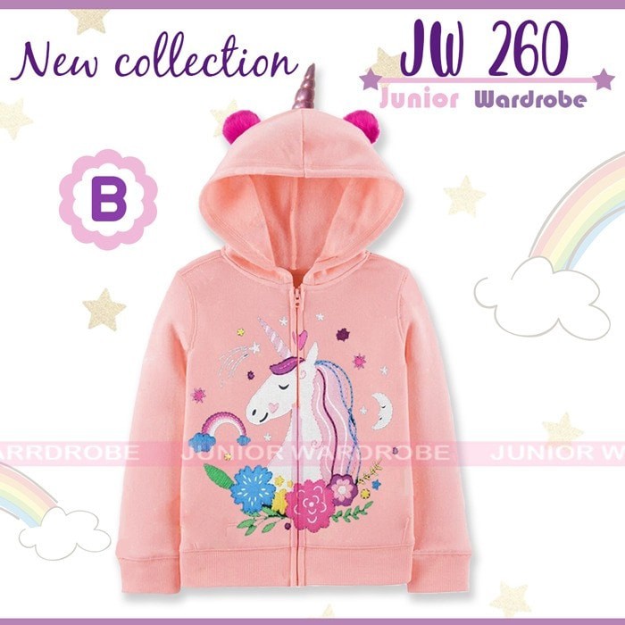 Jaket anak perempuan import JW260 kids