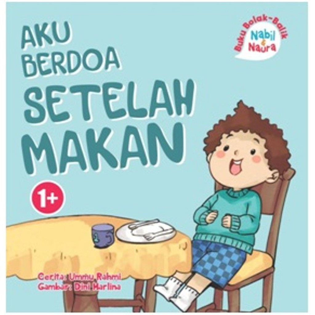 Mizan Buku Bolak Balik Nabil NauraAku Berdoa Sebelum Setelah Makan Boardbook Shopee Indonesia