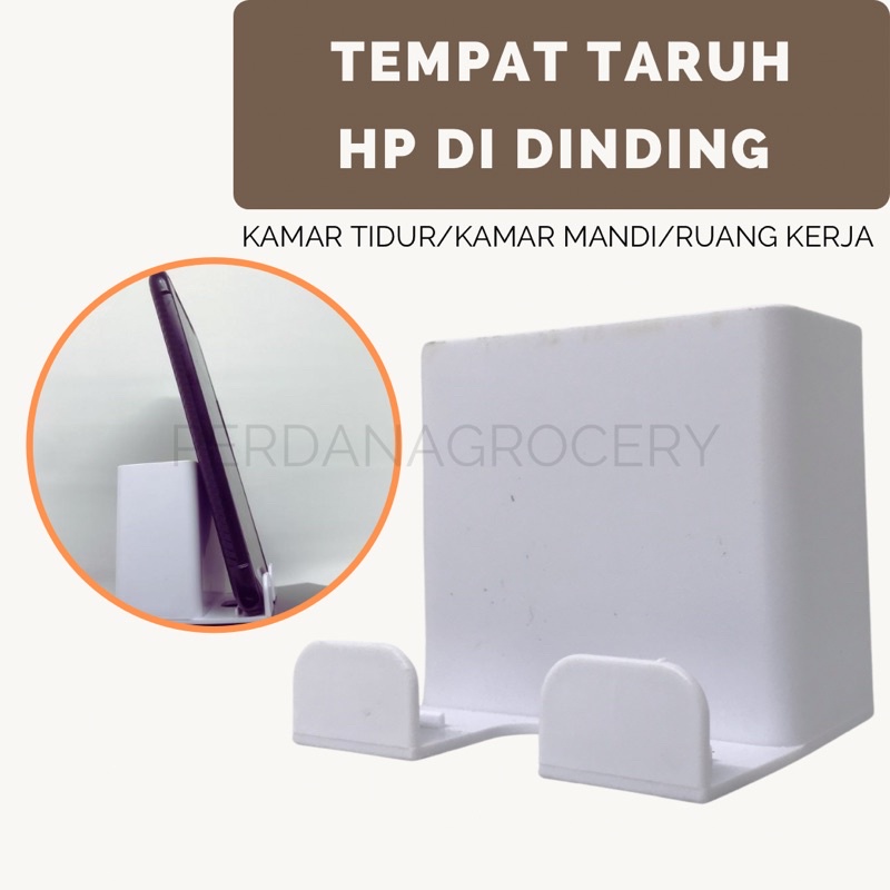 GANTUNGAN TEMPEL HOLDER HP/REMOTE KAMAR/TOILET MULTIFUNGSI