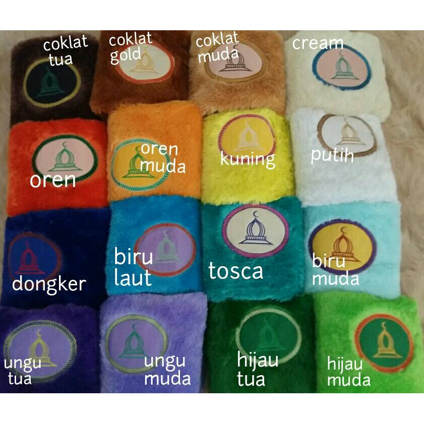 SAJADAH BULU || SAJADAH BUSA || SAJADAH RASFUR POLOS INCLUDE TAS