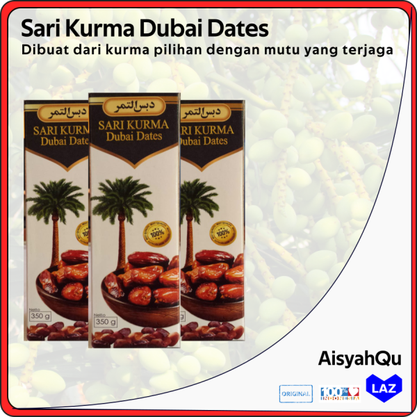 

[ 3 Botol @ 1050 Gr ] Sari Kurma Dubai Dates 350 gr Best Import Quality