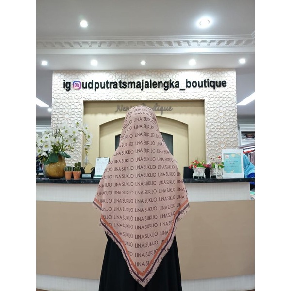 LINA SUKIJO /  Scraft falesha eLeS / scraft branded / khimar scraft / scraft elegant
