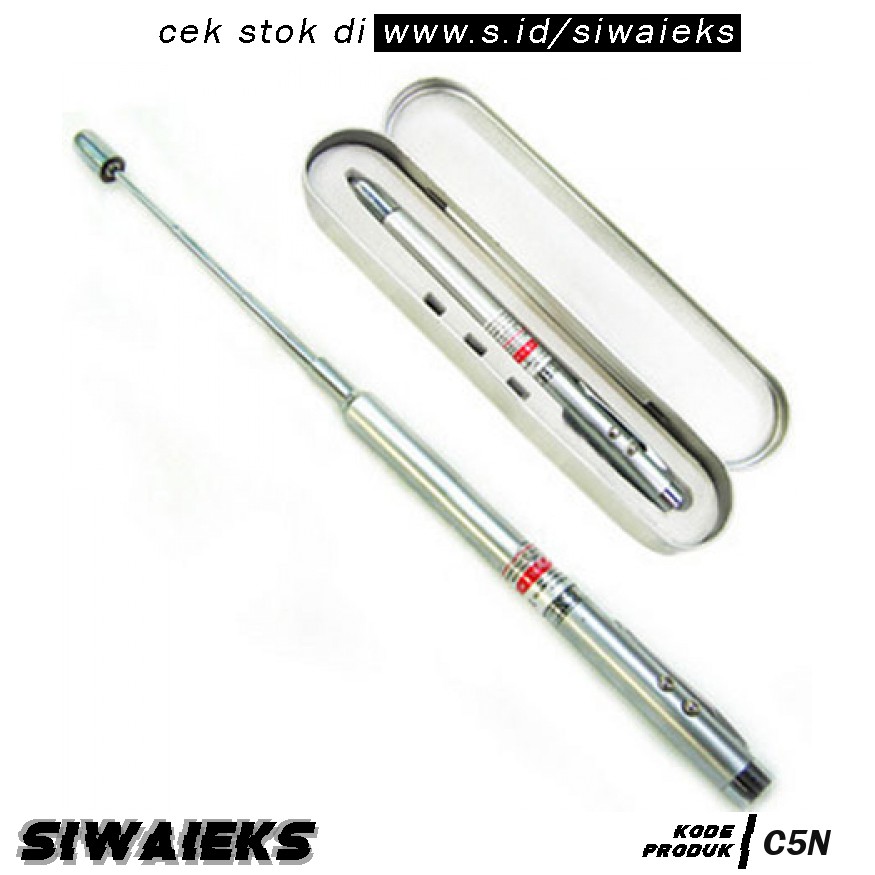 

C5N Pena Premium 5 in 1 Laser Pointer - 5RLS - Silver