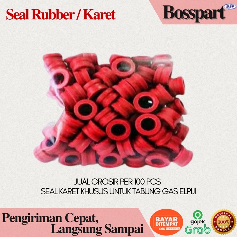 Karet Rubber Seal Tabung Gas LPG (Grosir 100pcs) / Karet Regulator Gas (Grosir 100pcs)