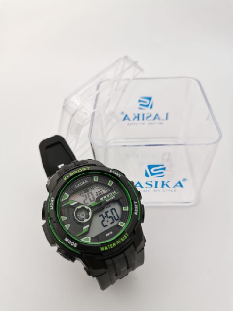 Jam Tangan Lasika 619 sporty digital anti air fungsi tanggal hari bulan