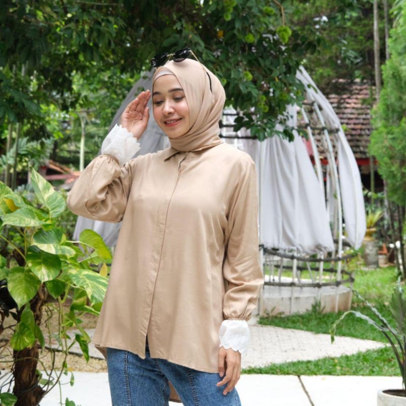 KHIRIE SHIRT / KEMEJA KERJA / ATASAN WANITA