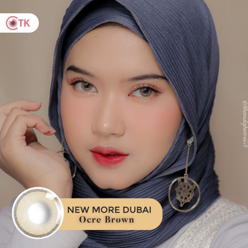 SOFTLENS NEW MORE DUBAI OCRE BROWN &amp; CRYSTAL GREY MINUS (-0.50 sd -6.00)