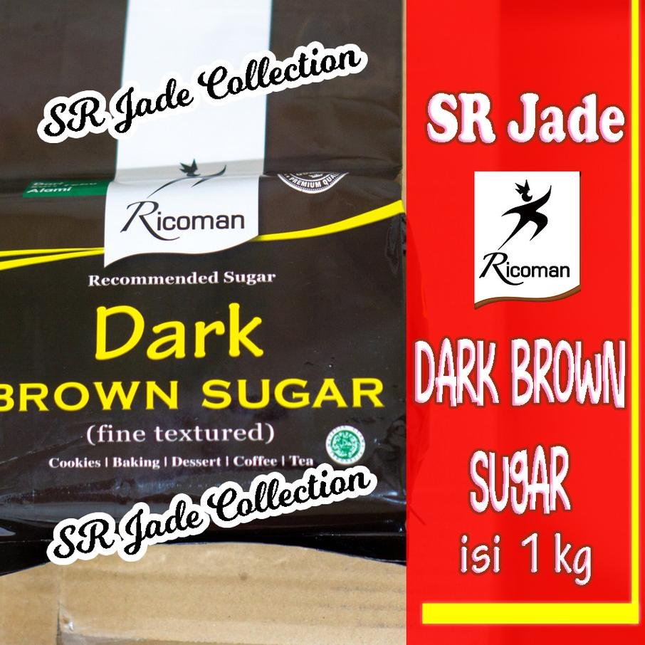 

SALE✅Ricoman Dark Brown Sugar 1Kg Gula|SQ3
