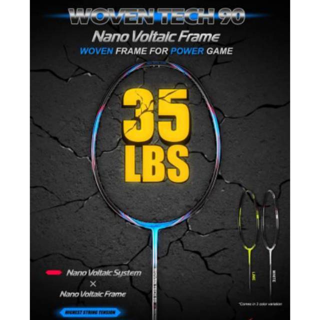 Raket Maxbolt Woven Tech 90 blue Asli