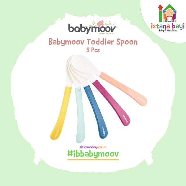 Babymoov Toddler Spoon ( 5 Pcs )- Sendok bayi