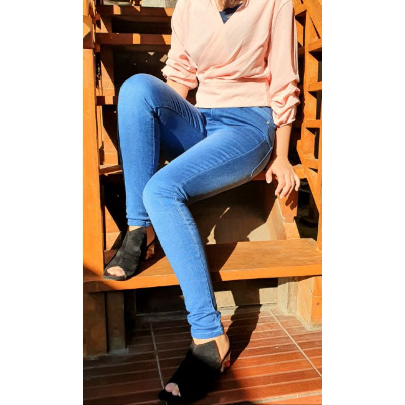 Celana jeans higtwaist warna celana jeans premium 7C-G atau 7G grosir