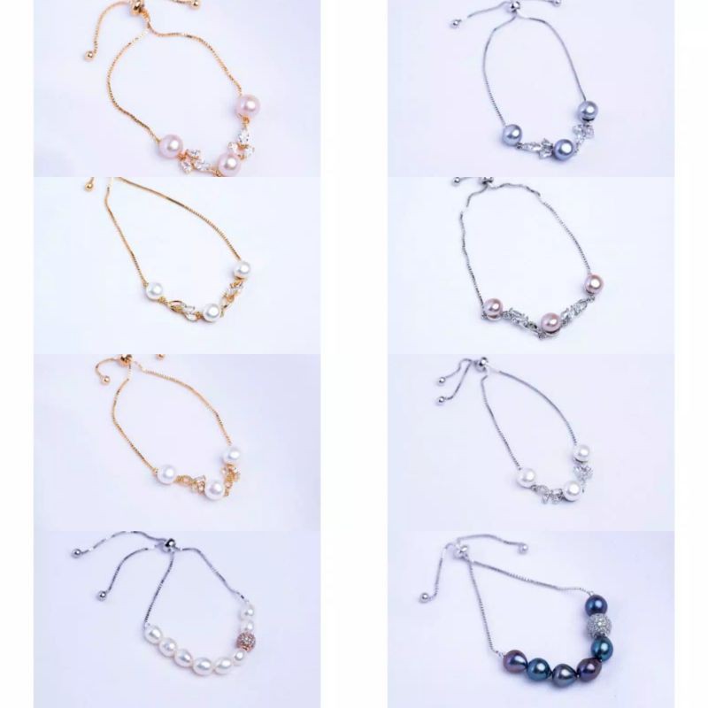 Gelang serut mutiara asli lombok (Mutiara tawar bersertifikat)|Gelang mutiara lombok|Mutiara lombok|