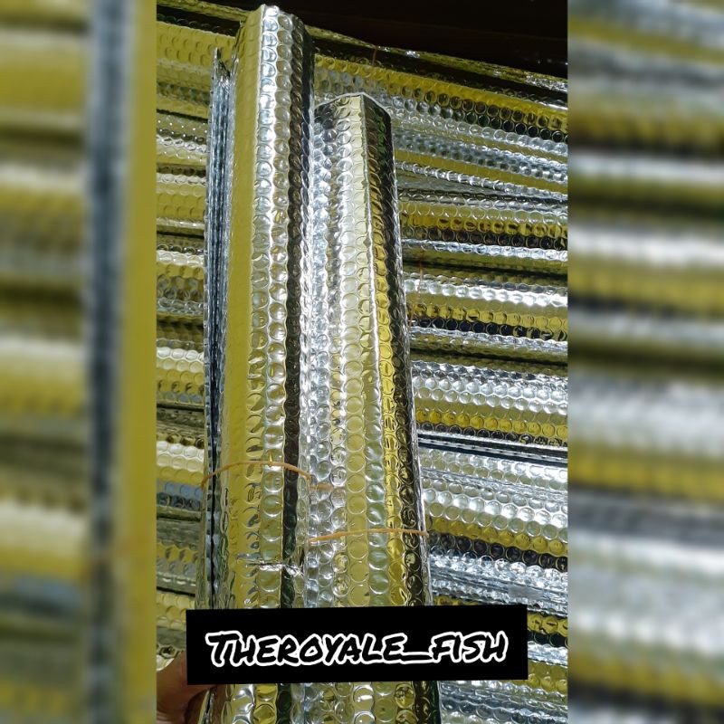 alumunium bubble foil (memaksimalkan taning).. bubble foil aluminium