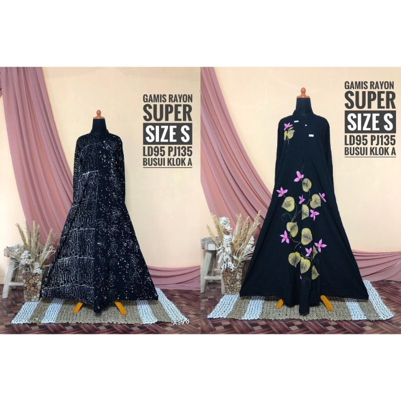 GAMIS RAYON SUPER | TWILL ORI UKURAN S