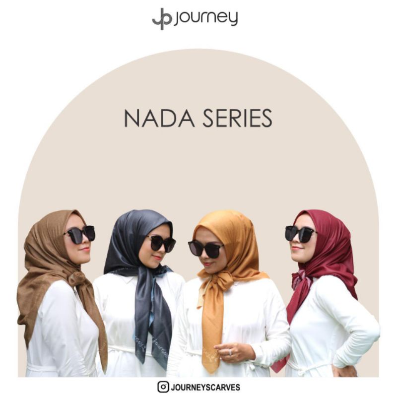 HIJAB - SCARVES - SEGI EMPAT - JOURNEY-Nada series