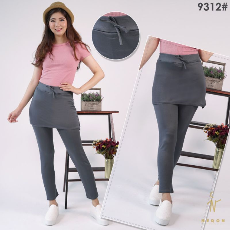 TERBARU LEGGING ROK IMPORT 9312#/LEGGING IMPORT MURAH