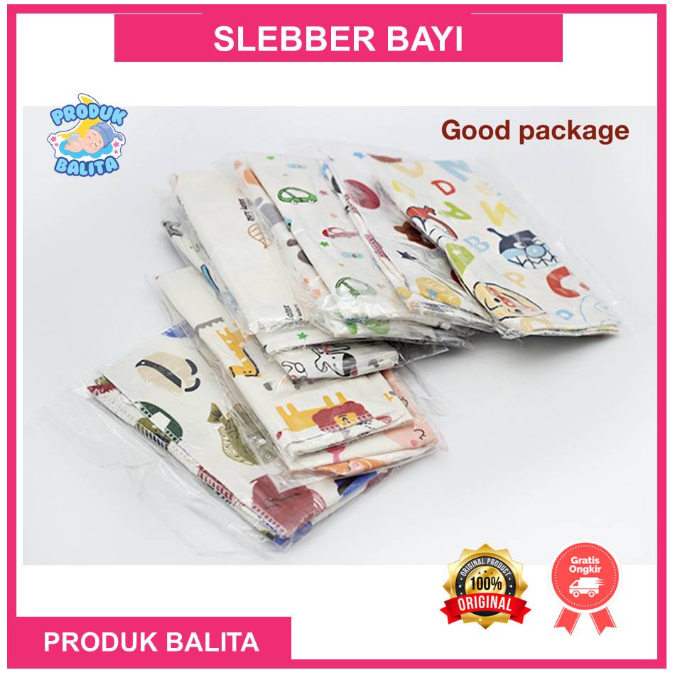 Slebber Bayi Segitiga Celemek Makan Bayi Handuk Air Liur Tatak Iler