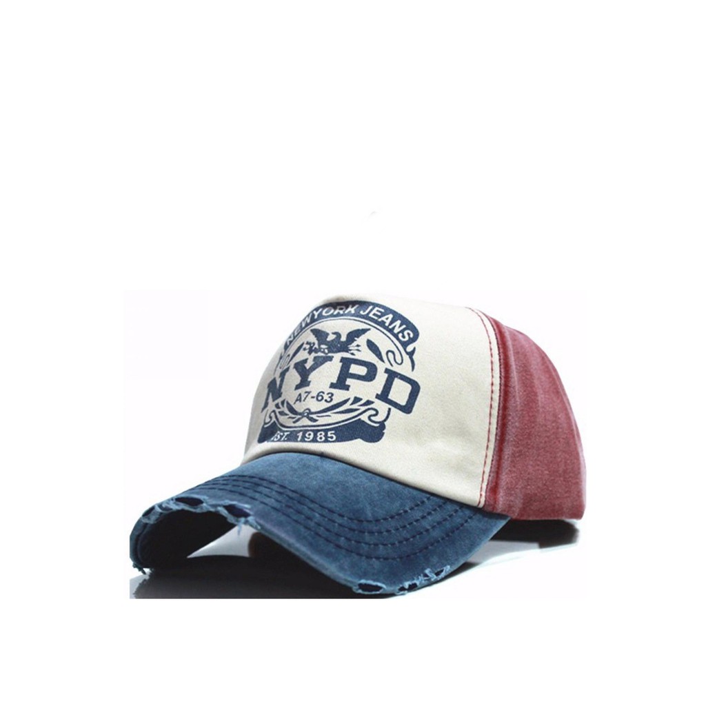 Hamlin Drsh Topi Baseball Pria Wanita Snapback NYPD Sport Fashion Resizable Strap Material Cotton OR