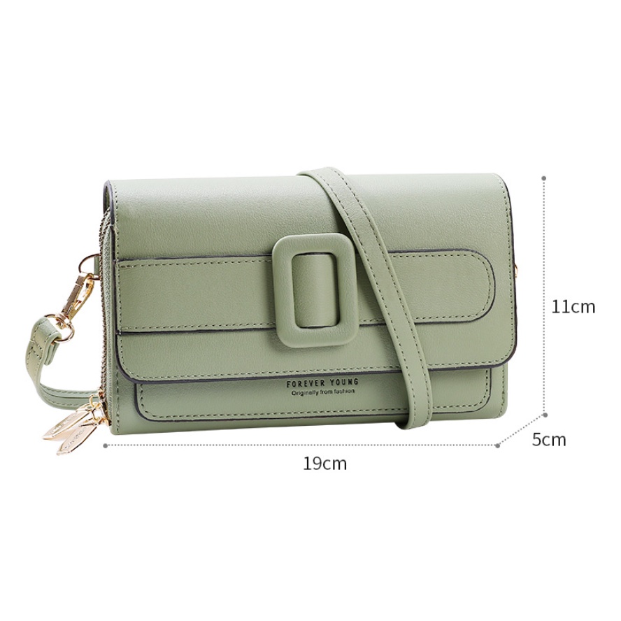 Tas Selempang Wanita Dompet Handbag Cewek Bahan Kulit PU Leather FY05