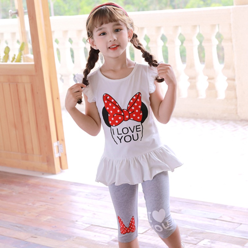 LittleAaron PASSWORD LOVE MYNIE Setelan piyama 1 - 7 Tahun Baju Anak Berkualitas