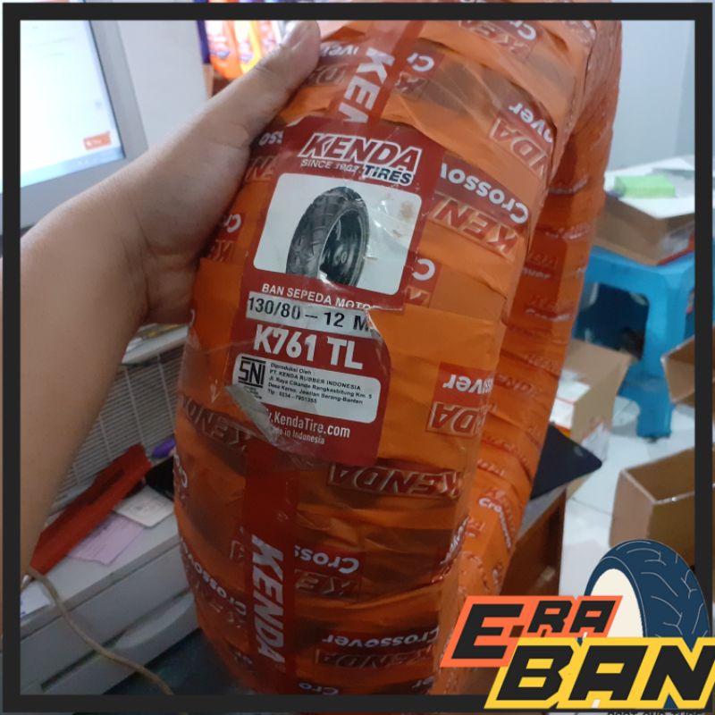BAN KENDA K761 130 80 RING 12 TUBLESS SCOOTER