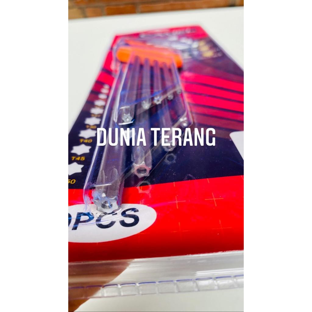 CAMEL Kunci L Bintang Set 9pcs Panjang - L Torx Key Long 9pcs