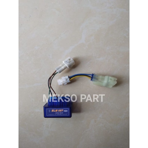 Scanner motor injeksi obd2 ELM 327 untuk sepeda motor Yamaha dan honda