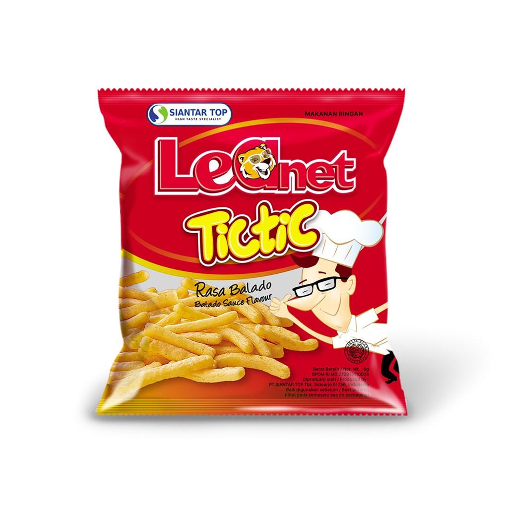 

SIANTAR TOP Leanet Tic Tic Sambal Balado 6 g x 20 Promo Snack