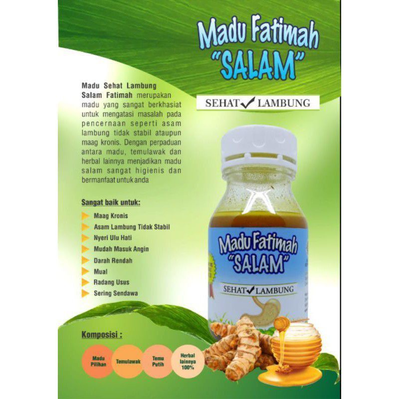 

madu lambung fatimah salam