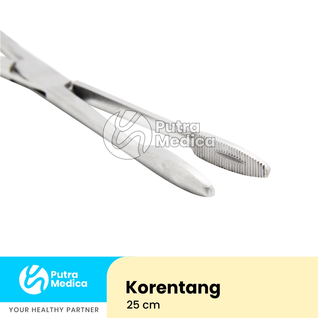 Korentang Stainless / Penjepit Instrument Medis Steril / Mayer Dressing Forceps