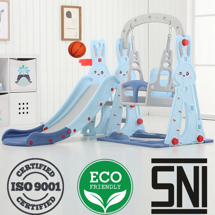 Hot sale   Perosotan Anak Ayunan Kelinci Prosotan Indoor Playground Slide WM19073   Hanya di Toko