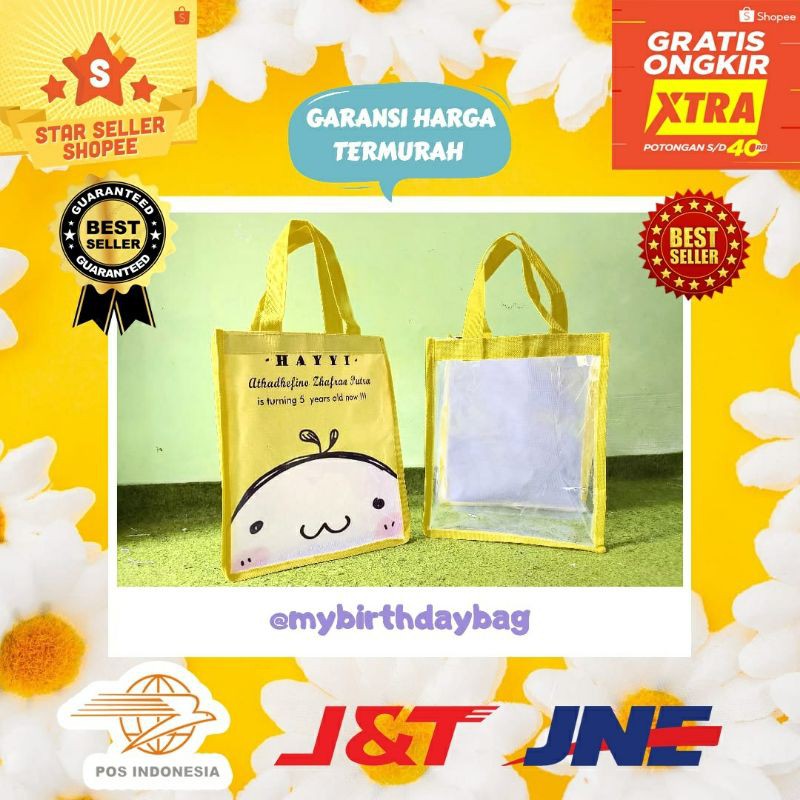 Goodiebag / Totebag / Hampers / Tas Souvenir Termurah / Cute Goodiebag / Tas ultah lucu-1