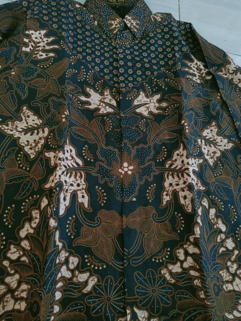 Peksi Yudha Kemeja Batik Pria Lengan Panjang Full Furing Bahan Katun Sragenan