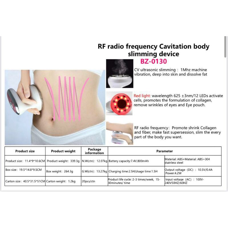 RF Slimming Beauty Cavitation (RF Body)