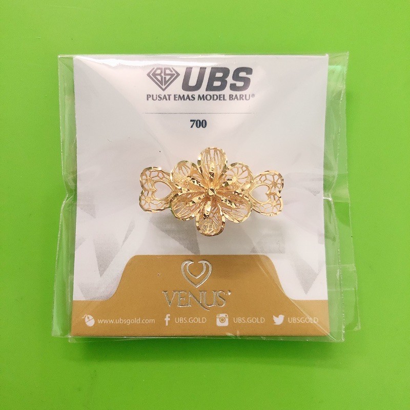 Charm Mainan Hiasan Liontin Gelang Bunga Love Renda UBS 700