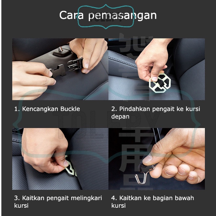 Car Seat Organizer / Organiser Kursi Mobil / Pengatur Jok Mobil Kulit