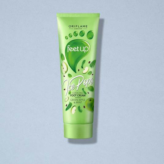 11. FEETUP IcePops Cooling Foot Cream Green Apple & Mint UP FEET Pops Ice krim kaki apel promo sale
