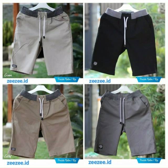 Z.R.M size 27-38 celana chino pendek PRIA REMAJA DEWASA DISTRO SURFING murah chinos  pinggang rip