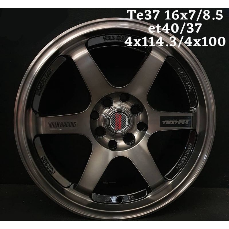 Velg volk rays te37 r16 velg racing mobil volk rays te37 ring 16 belang