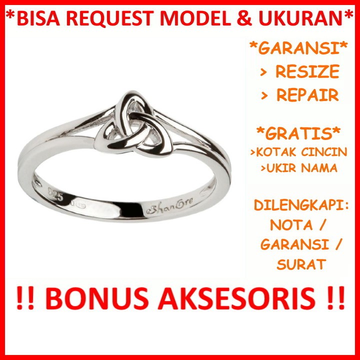 Bisa Request Model Cincin Kawin Tunangan Nikah Garansi Silver Perak Asli Gratis Ukir Tulis Nama Id36