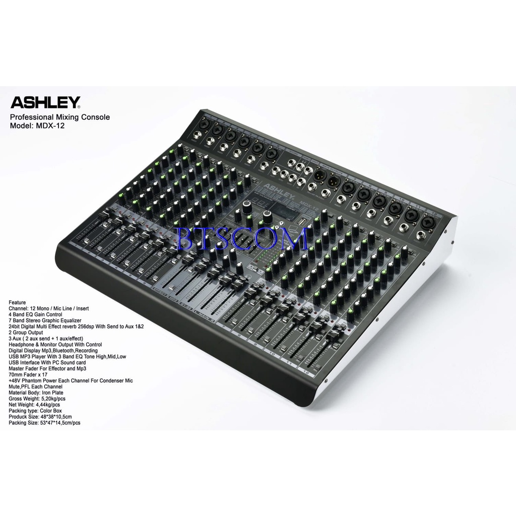 MIXER ASHLEY MDX12 MDX 12